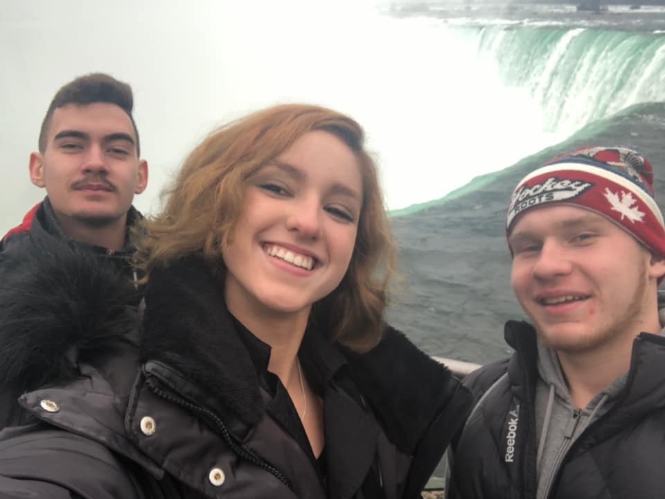 Students at Niagara Falls