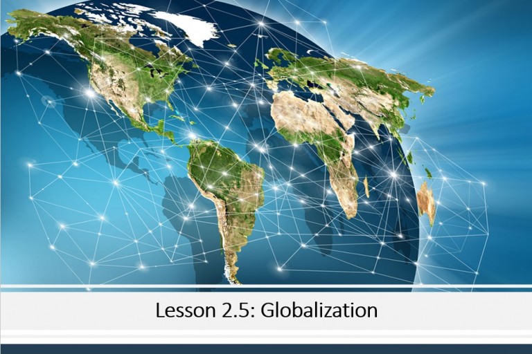 Lesson 2.5: Globalization