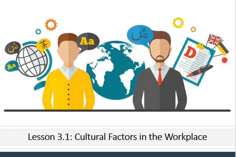 Lesson 3.1: Cultural Factors in Workplaces