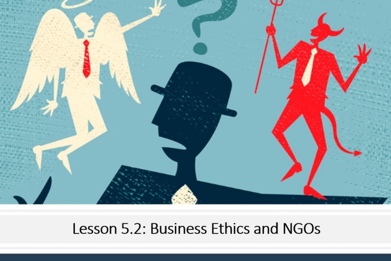 Lesson 5.2 - CSR and Business Ethics