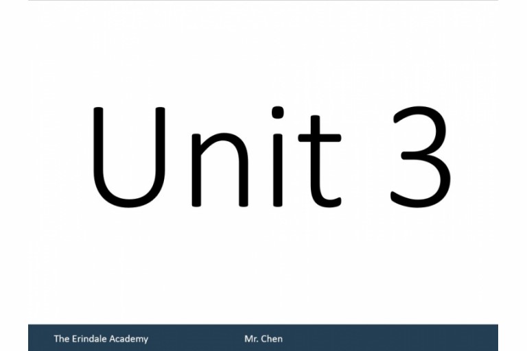 Unit 3 - Traditional Chinese Medicine