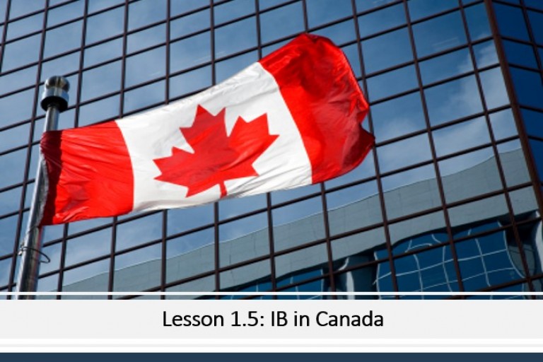 Lesson 1.5: The Impact of International Business on Canada