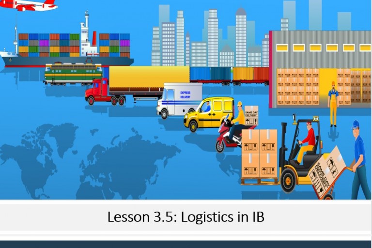 Lesson 4.1: Logistics in International Business