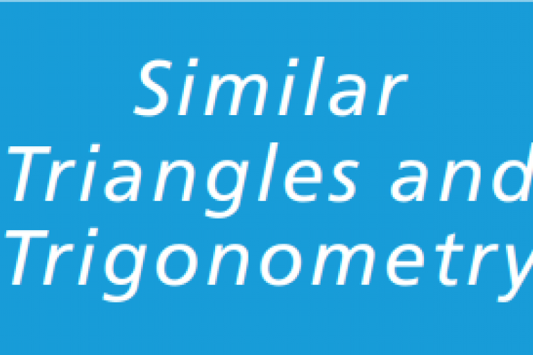 Unit 7 - Triangles and Trigonometry