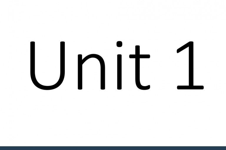 Unit 1 - Emphasis (21 Hours)