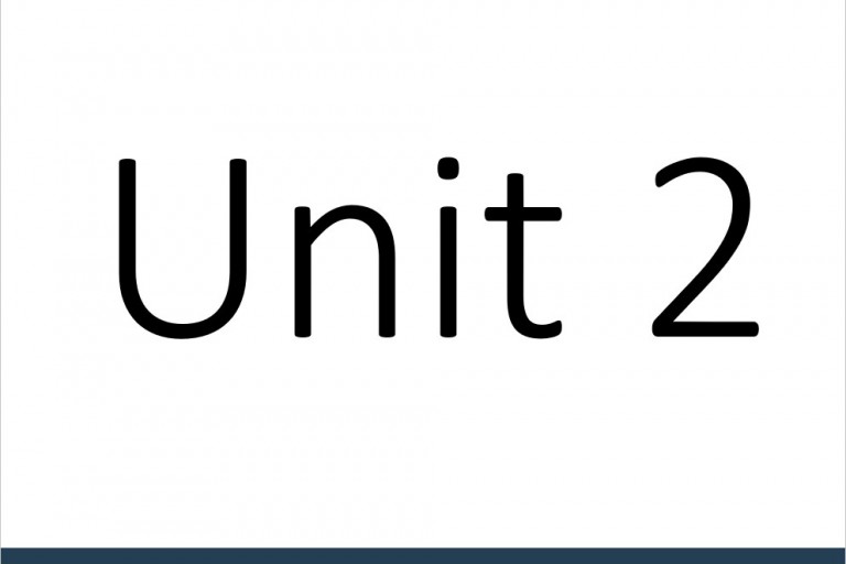Unit 2 - Presentation Aids (18 Hours)