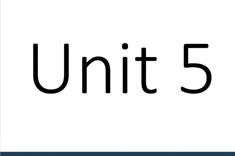 Unit 5 - Video Presentations (15 Hours)