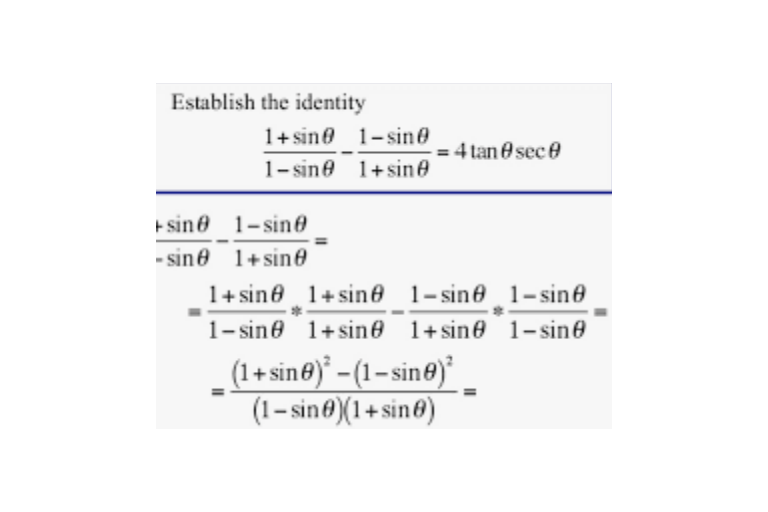 Lesson 5.2 - Prove Identities